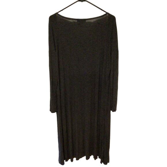 See You Monday Gray Long Sleeve Side Slit Duster Cardigan Women’s Size Medium - Picture 1 of 4